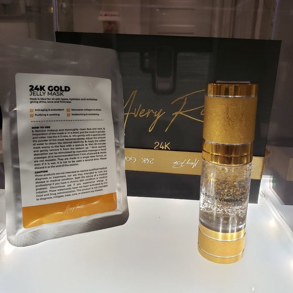 24K PURE GOLD LUXURY FACE MASK TREATMENT - Picture 6 of 7